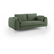 Plano Canapé moderne en microfibre technique détachable T11 216 cm vert