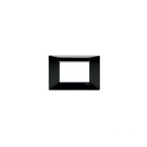 Plana platte 3 module technopolymer farbe schwarz 14653.05 - Vimar