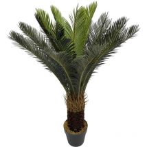 Mobili Rebecca - Planta artificial de Cicas Rebecca Mobili Siyar 90x35x35 Polietileno Verde Marrón