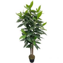 Mobili Rebecca - Planta artificial de Casia Rebecca Mobili Kori 145x40x40 peva Madera Verde Marrón