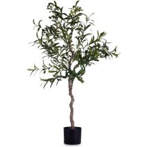 Planta Decorativa Ibergarden Brs-adk101 Plástico Cable De Hierro Olivo