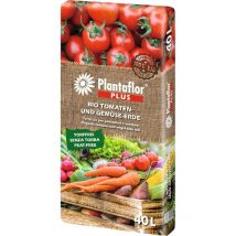 Plus bio Tomatenerde, Gemüseerde, torffrei, Paprikaerde, Gurkenerde - Plantaflor