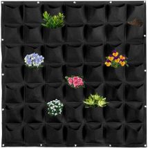 Plantation murale jardin sac de plantes murales sac de plantes en feutre jardinières suspendues pot de fleur de verdissement vertical pour intérieur