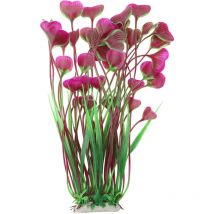 Plante aquatique artificielle en plastique pour aquarium, aquarium, jardin, vin rouge