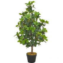 Plante artificielle avec pot Laurier Vert 90 cm