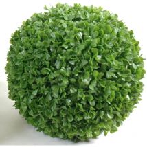 Pegane - Plante artificielle haute gamme Spécial extérieur / Buis boule artificiel - Dim : H.75 x D.75 cm