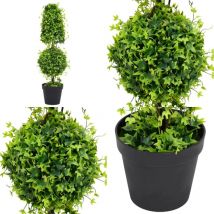 Plante de buis artificiel avec pot Vert 100 cm - Plante Artificielle - Décoration Intérieure - Plante Verte - Buisson Artificiel - Fleur Synthétique
