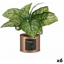 Plante décorative home boîte en cuivre (26 x 26 x 26 cm) (6 pièces)