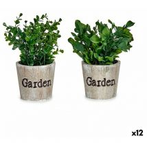 Ibergarden - Plante décorative en plastique 16 x 22 x 16 cm (12 pièces)