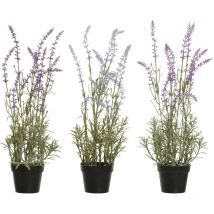 Plante plastique lavande avec pot