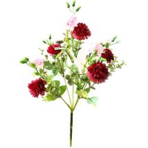 Plantes de fleurs de lilas artificielles Fausses feuilles de plantes vertes pour la maison, le salon, la chambre à coucher, le jardin, la terrasse,