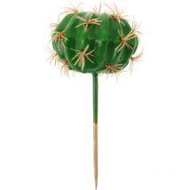 Plantes en pot en plastique Figue de Barbarie Plantes succulentes Fournitures Plantes tropicales Têtes de fleurs Fleurs artificielles Vert