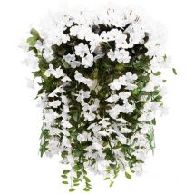 Plantes suspendues Lavande artificielle Plantes résistantes aux uv Fausses vignes suspendues Fausses fleurs suspendues pour décoration printanière,