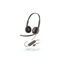 Poly Blackwire C3220 Kabelgebundenes Headset Headset Büro/Zentrale caller usb Typ c Schwarz