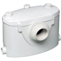 Planus - Sanibasic Trituratore wc 230 v Bianco Cassetta Trituratrice Con Attacchi e Tappi Di Chiusura