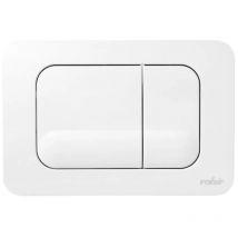 Valsir - Plaque de commande wc encastré winner tropea, double volume Blanche