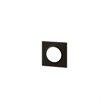 Plaque de finition 1 poste - Dooxie finition - Noir velours Legrand