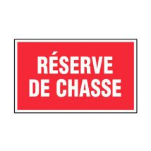 Novap - Panneau Réserve de chasse - Rigide 330x200mm - 4160702
