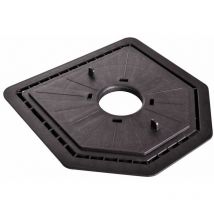 Jouplast - Plaque a dalle cleman - Dimensions : 218 mm x 218 mm