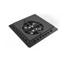 Jouplast - Plaque à dalle - Pour plot terrasse - Coloris : noir - Dimensions : 206 x 206 mm