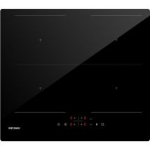 Plaque à Induction 4 Foyers, 6800W,59cm,Plaque de Cuisson à Induction Electrique - Encastrable,Contrôle tactile, Fonction Booster,Verrouillage