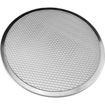 Plaque à pizza de 9 pouces, plaque à pizza en aluminium épais, antiadhésive, résistante aux rayures