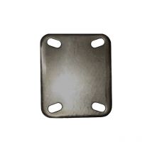 Plaque à souder INOX 100x85 Entre-axe 80x60 épaisseur 2,5 mm