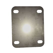 Plaque à souder INOX 140x110 Entre-axe 105x80 épaisseur 3 mm