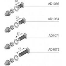 Chiara plaque 3 modules blanc 2CSK0301CH - ABB