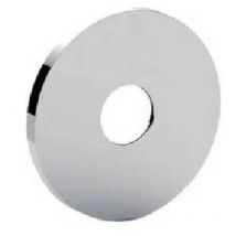 Plaque abs ronde 1 trou avec or