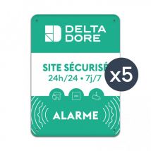 Delta Dore - Plaque alu site sécurisé 6416239
