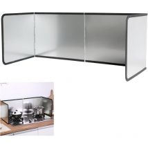 Coavas - Plaque Anti Projection Cuisine, 4 Côtés Anti Eclaboussure Cuisine Pliable Protection D'Écran Anti-Éclaboussures, Facile à Nettoyer Kitchen