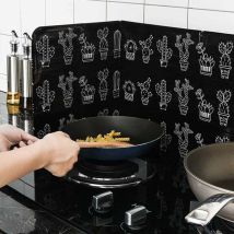 Plaque Anti-projections De Cuisson, Protection D'Écran Anti-éclaboussures Pour Cuisinière, Poêle À Frire, Poêle À Huile, Feuille D'Aluminium, 