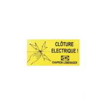 Plaque avertissement clôture électrique - chapron
