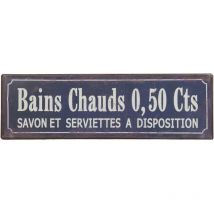 Plaque bains chauds 0,50 Cts