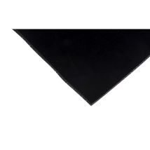 Plaque caoutchouc Naturel noire, 1m x 600mm x 3mm ( Prix pour 1 )