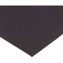 Plaque caoutchouc Naturel noire, 1m x 600mm x 3mm ( Prix pour 1 )