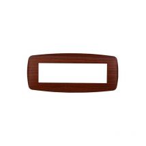 Plaque compatible Bticino Livinglight 7 modules slim plastique couleur bruyère - LN87703 - Ettroit