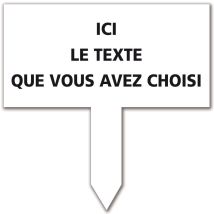 Plaque concession abandonnée cimetière (G1622)