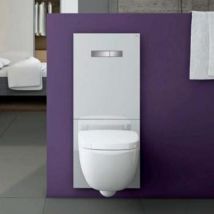 Tece Gmbh - Tecelux Avec Touches Mécaniques Couleur Geberit Meuble : Verre Blanc