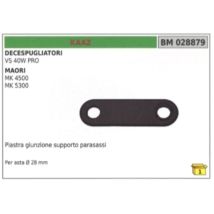 Plaque D'Articulation Pour Support D'Essieu Kaaz Pour Arbre De Débroussailleuse Vs 40w Pro Ø 28 Mm