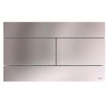 Plaque de commande 3/6L Casino mécanique double débit - chromée mate - Regiplast