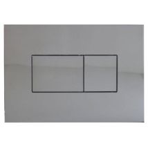 Plaque De Commande 3/6l Karisma Pneumatique Double Débit - Chromée - Regiplast