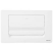 Regiplast - Plaque de commande murale simple volume réservoir wc encastré
