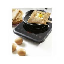 Brandt - Plaque de Cuisson - Mobile Electrique Table induction 1 foyer 2000 watts 10 positions de cuisson TI1FSOFT noire