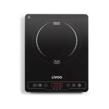 Livoo - Plaque de Cuisson - Mobile Electrique DOC235 Plaque a induction Simple - 22cm - de 60° a 240° - Noir