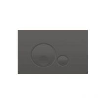 Rue Du Bain - Plaque de déclenchement globe noire pour bâti-support Regiplast