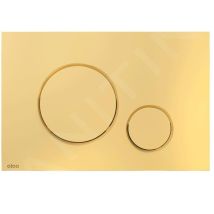 Alcaplast - Alcadrain Thin - Plaque De Déclenchement, Doré M675