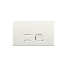 Plaque de Déclenchement wc Blanche 15x23cm