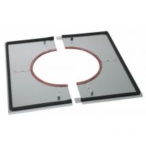 Poujoulat - pdse ramp. 0- 40% 80/130 pgi - Plaque distance de sécurité - étanche - pour plafond